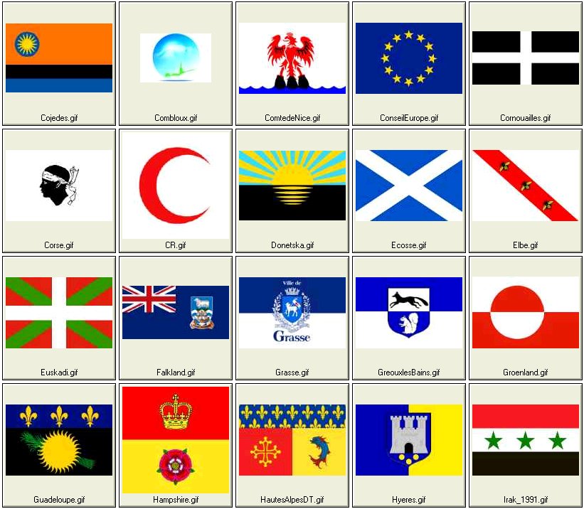 autres drapeaux reconnus (2ème partie)